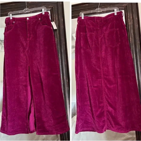 NWT Anthropologie Pilcro Madi Front Slit Skirt - Image 3
