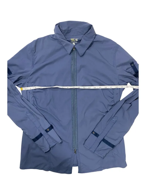 Mountain Hardwear Women’s 10 Lightweight Zip Up Jacket Blue Outdoor Sun Fishing - Image 6
