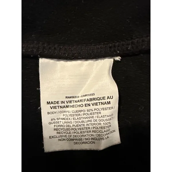 Nike Black athletic‎ leggings SzM - Image 6