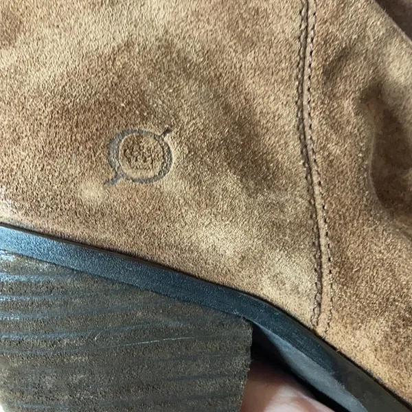 Born Aire boots‎ brown leather heeled boots size 7 - Image 10