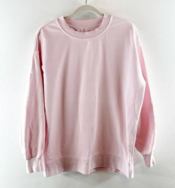 Lululemon Perfectly Oversized Crew Crewneck Sweatshirt Strawberry Milkshake S - Image 10