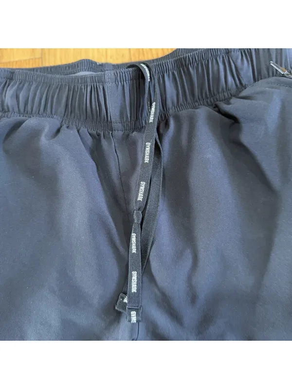 Gymshark Women’s Black 2-in-1 Training Shorts Athletic Running Gym Size Small - Image 4