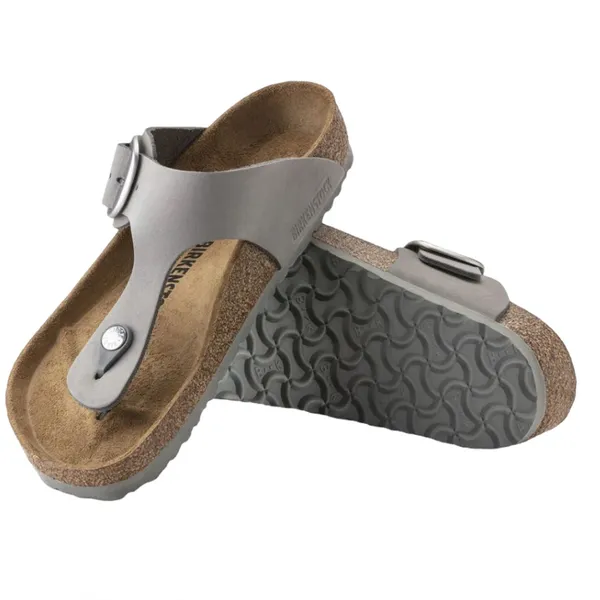 BIRKENSTOCK WOMEN'S GIZEH BIG BUCKLE DOVE GRAY Size 39 NEW - Image 3