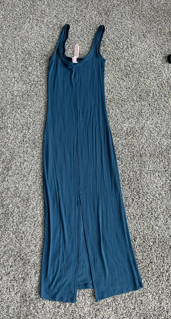 Victoria's Secret Ribbed Modal Long Sleep Dress - Image 2