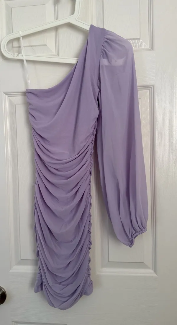 Hello Molly Dress Purple Mini - Image 3