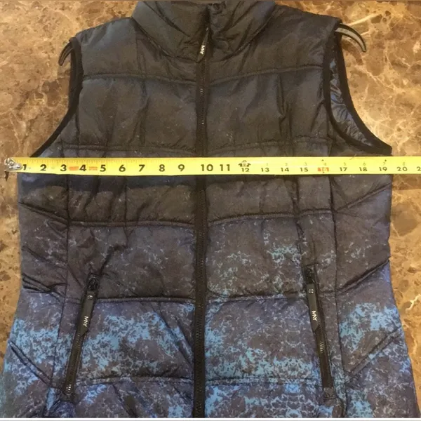 NWOT‎ Marc New York Black and Blue Puffer Vest - Image 2