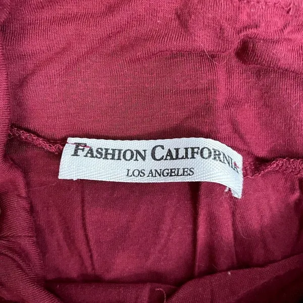 Fashion California midi skirt red vintage style comfortable‎ women's size small - Image 2