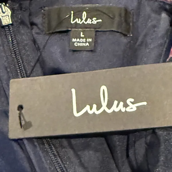 Lulus Alluring Invite Midnight Blue Floral Pleated Bustier Sleeveless Midi Dress - Image 9