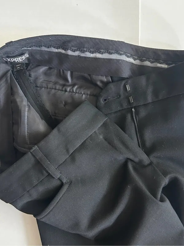 Express black semi flares dress pant with stretch - Image 5