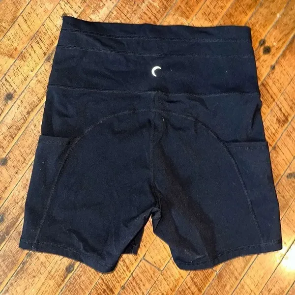 Zyia black sporty Athleisure S workout bike shorts - Image 2