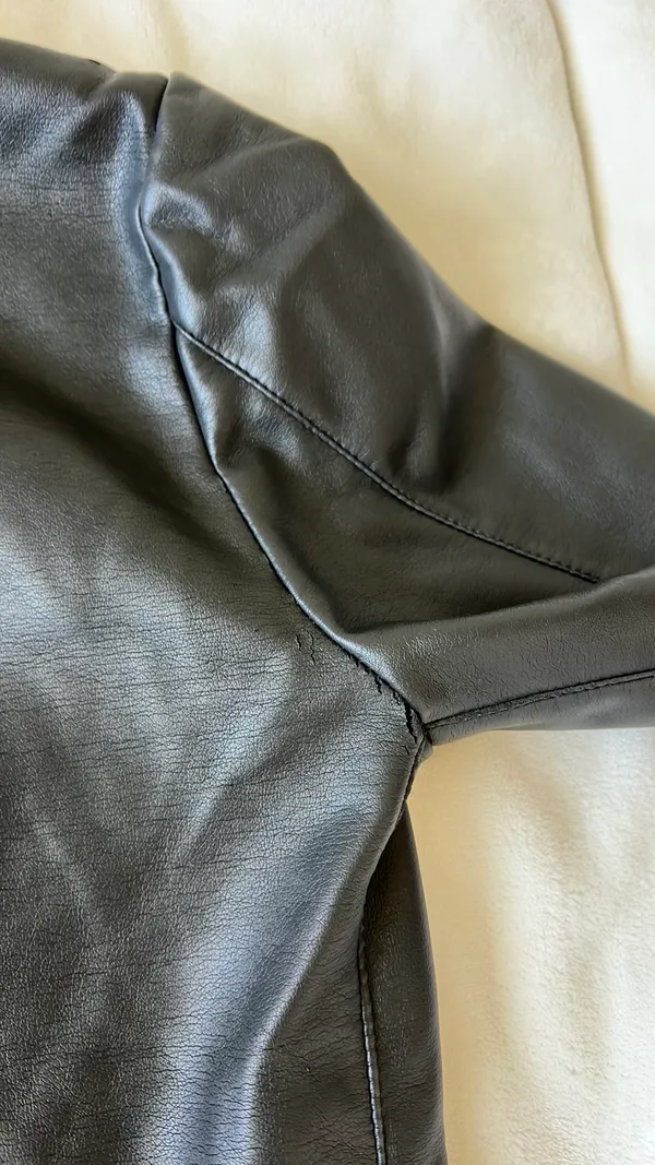 Leather Black Jacket - Image 6