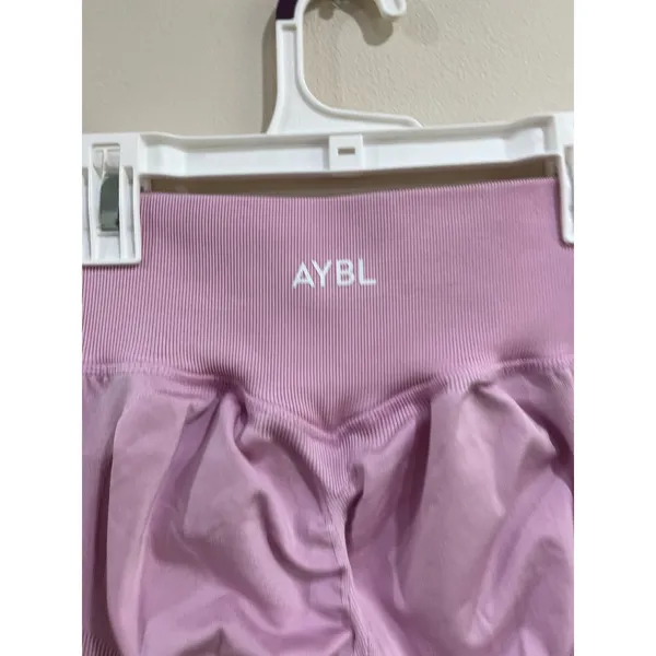 AYBL Empower Seamless Pink Leggings Scrunch‎ Gym Activewear Sz S - Image 6