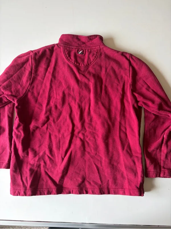 Cutter & Buck 1-4 Zip Sweatshirt Women Medium Red Maroon WSU Cougars Vintage - Image 6