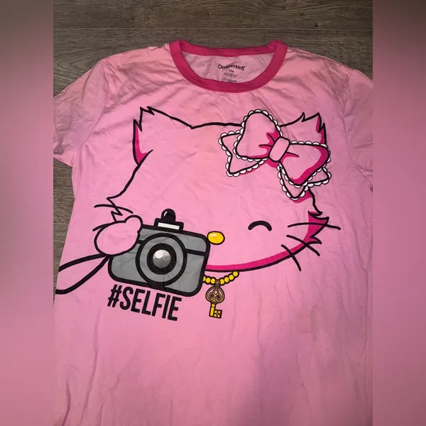 Charmmy Kitty Sanrio Hello Kitty RARE 2015 OSFM Nightie / Nightgown Sleep Dress - Image 4