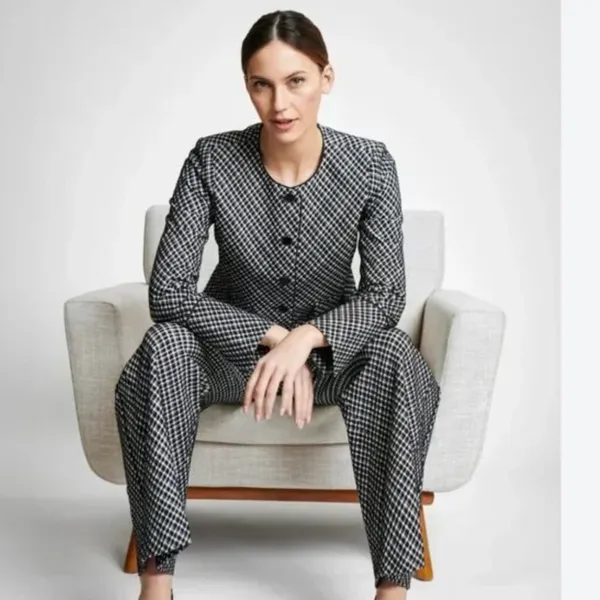NWT SPANX Ponte Lady Jacket Jacquard # 21039R - Image 3
