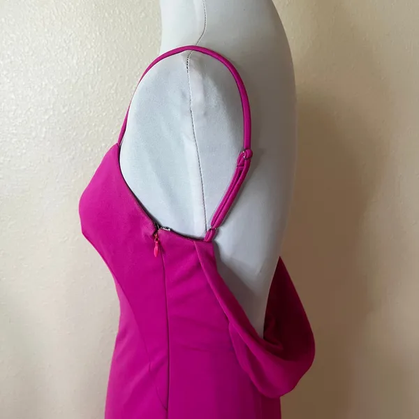 Katie May Damn Gina Low Back Gown dress in electric pink WOMENS SMALL - Image 6