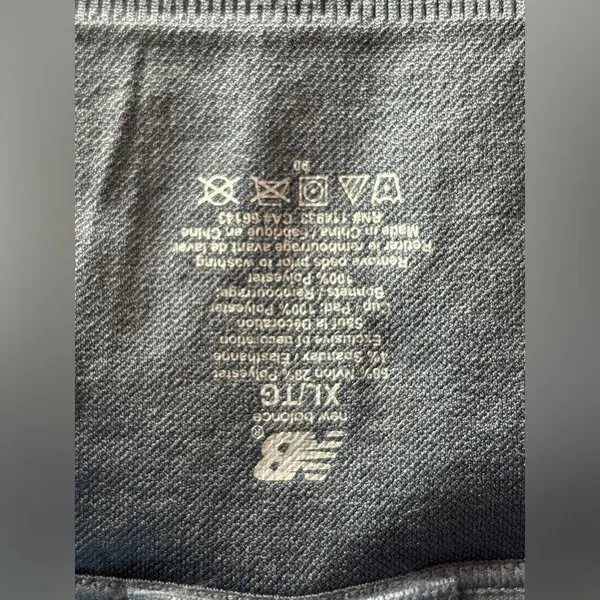 New Balance Medium Impact Sports Bra Color Gunmetal Size XL - Image 5