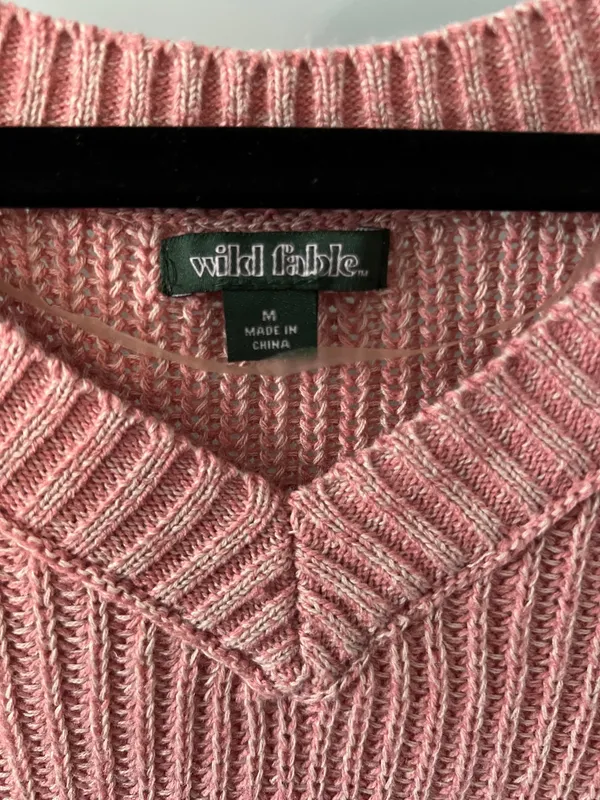 Wild Fable Pink cropped sweater - Image 3