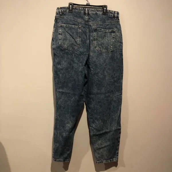 Garage Denim Acid Wash High Waisted 80s Mom Jeans - Image 5