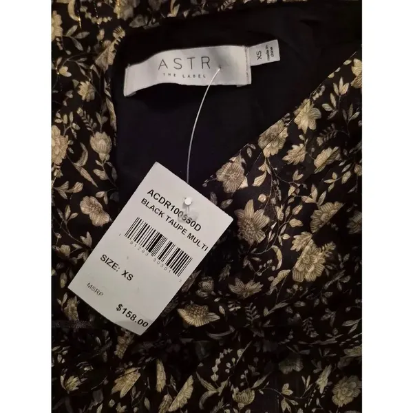 NWT ASTR Santorini Black One Shoulder Dress Size XS - Image 13