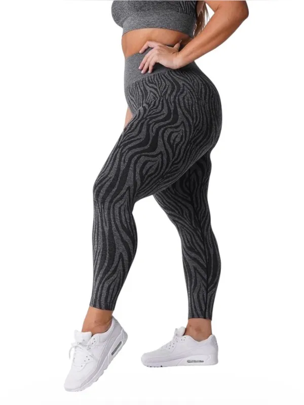 NVGTN Speckled Zebra Seamless Leggings - Image 3