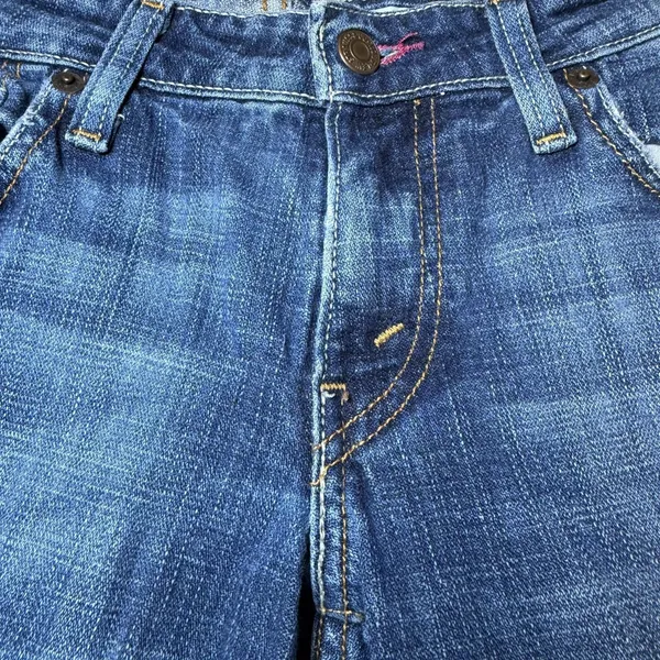 Levis Womens Size 9M Superlow 524 Jeans Bootcut Flare Low Rise Blue Denim - Image 16