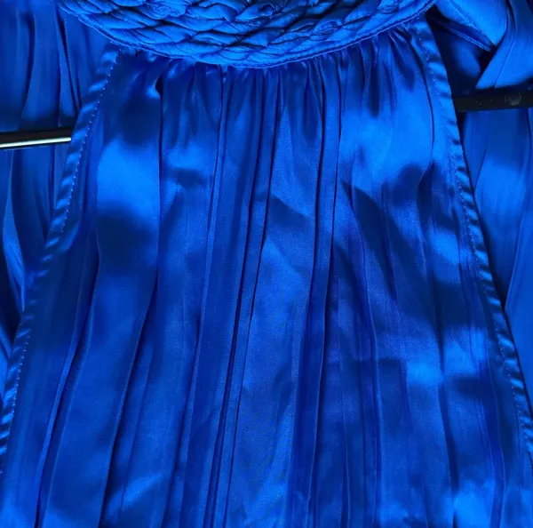 ZARA Halter Neck Jumpsuit Blue - Image 2