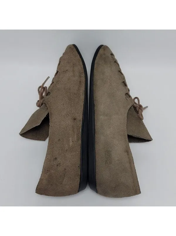 G Wiz Womens Dark Beige Rusty 261037 Suede Lace Up Solid Pump Shoes Size 7M - Image 10