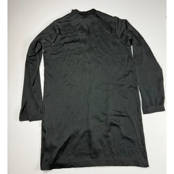 Polo Ralph Lauren Dress Tie Neck Long‎ Sleeve Black Dress Size 6 - Image 6
