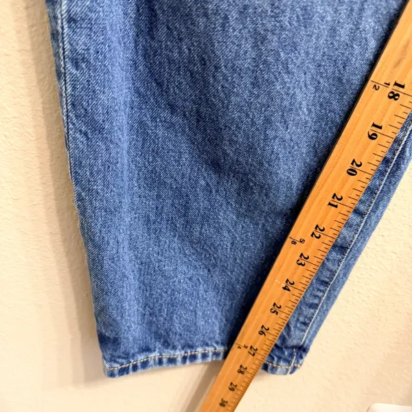 Banana Republic Ultra High Rise Barrel Leg Jeans Womens 27 Blue Denim 100% Cotto - Image 15