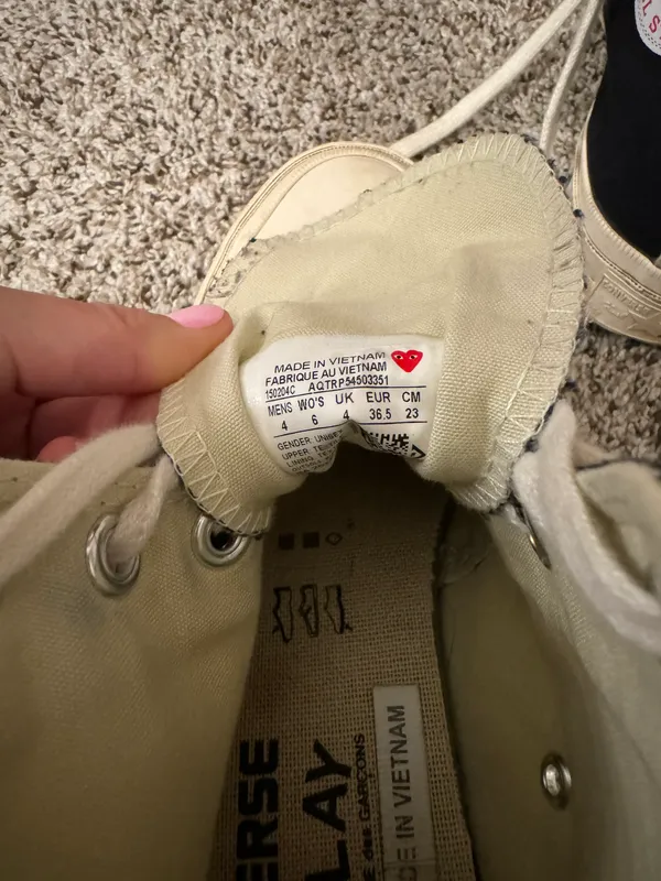 Comme des Garçons Black Converse - Image 3