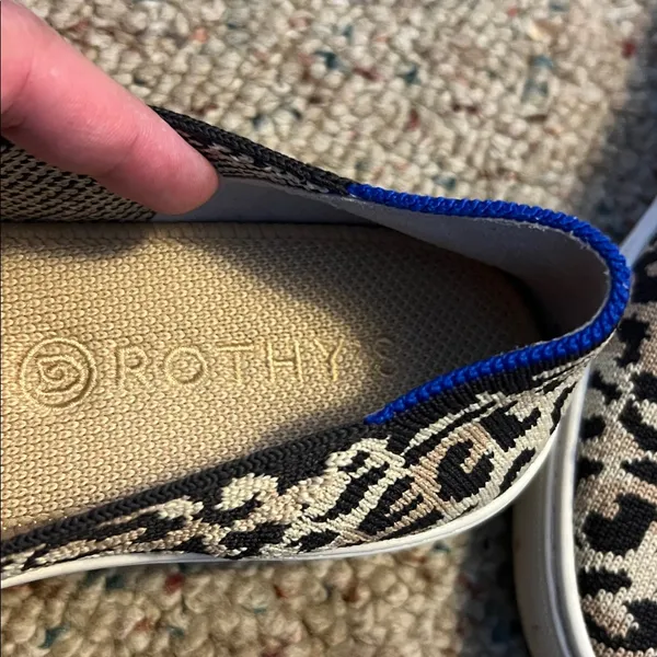 Rothy's Blue and White Slip-On Sneakers - Image 2