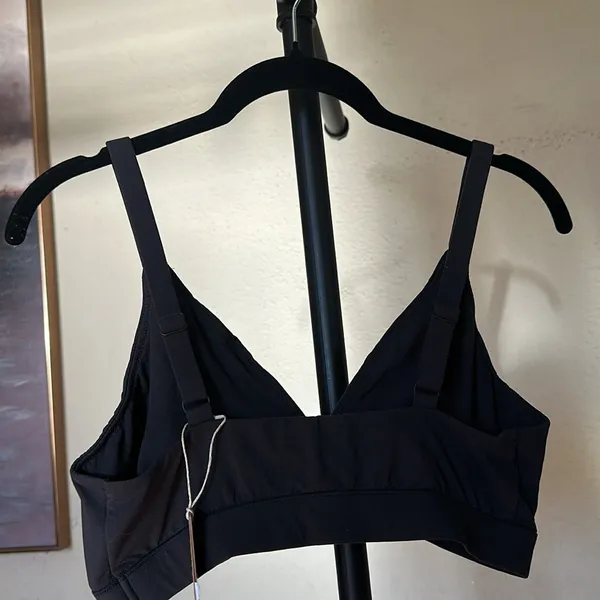 SKIMS Fits‎ Everybody Triangle Bralette Onyx black size 2X NWT - Image 5