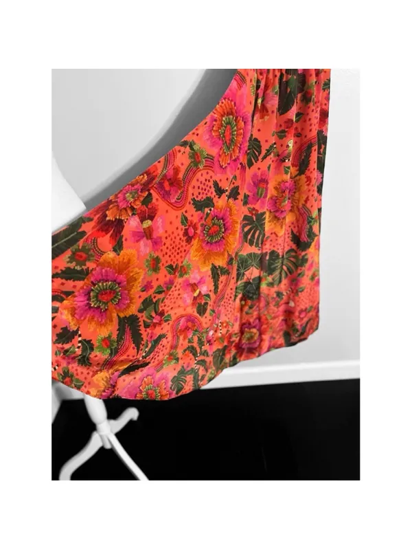 Farm Rio Blooming Gardens Tropical Island Vacation Maxi Dress - Image 8