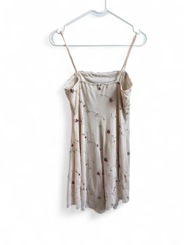 Faithfull The Brand Embroidered Mesh Cami Dress - Image 2