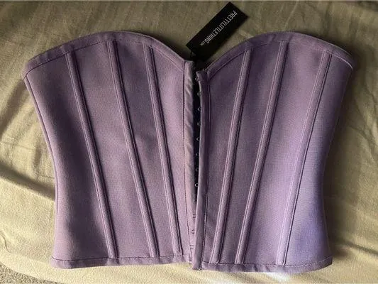 PrettyLittleThing Lilac Corset - Image 2