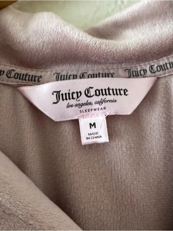 Juicy Couture Two Piece Velour Pajama Set - Image 2