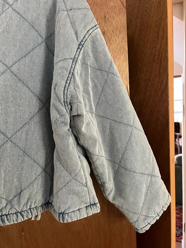 JOA quilted denim jacket  - Image 7