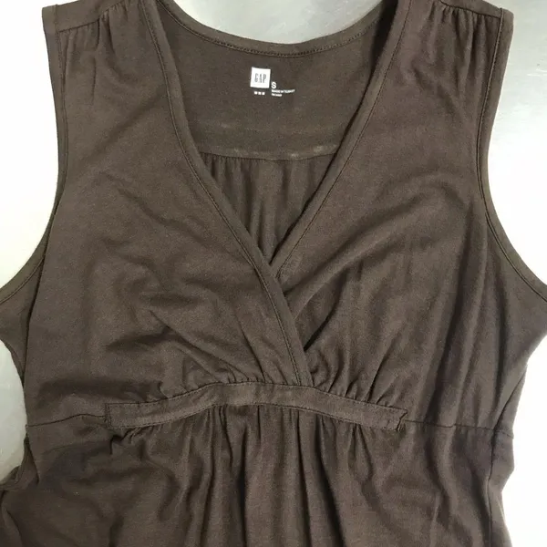 Gap Brown Small Sleeveless Dress - Good Condition - Image 3