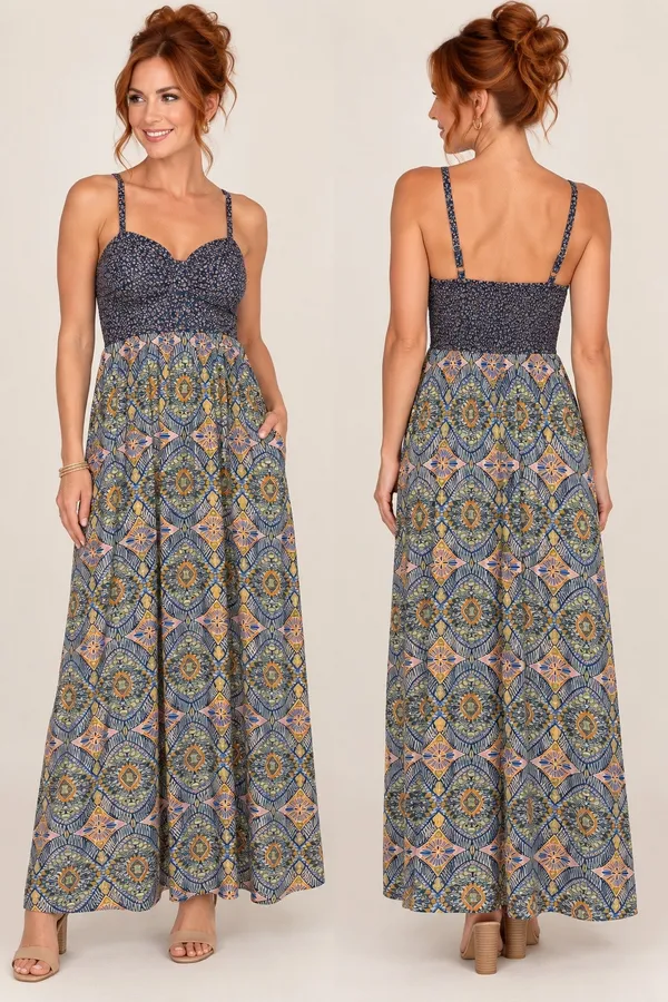 Current Air Los Angeles Maxi Dress - Size Small - Image 2