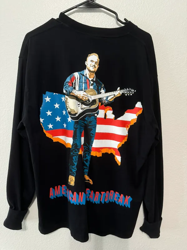 Zach Bryan Long Sleeve Black Size M - Image 2