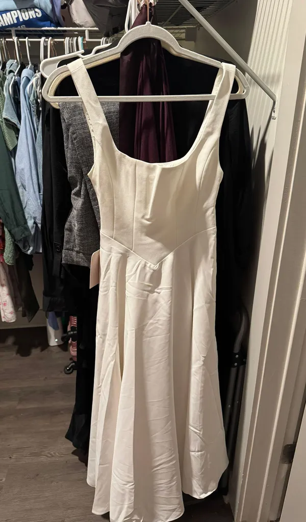 Odd Muse Ultimate Muse High Waist Square Neck Midi Dress - Image 6