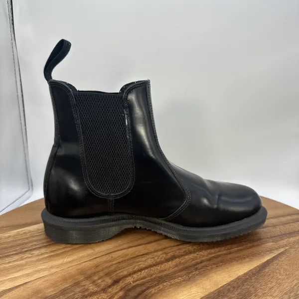Dr. Martens‎ Flora Smooth Leather Chelsea Boots Boots Grunge Moto Women's 6 - Image 5