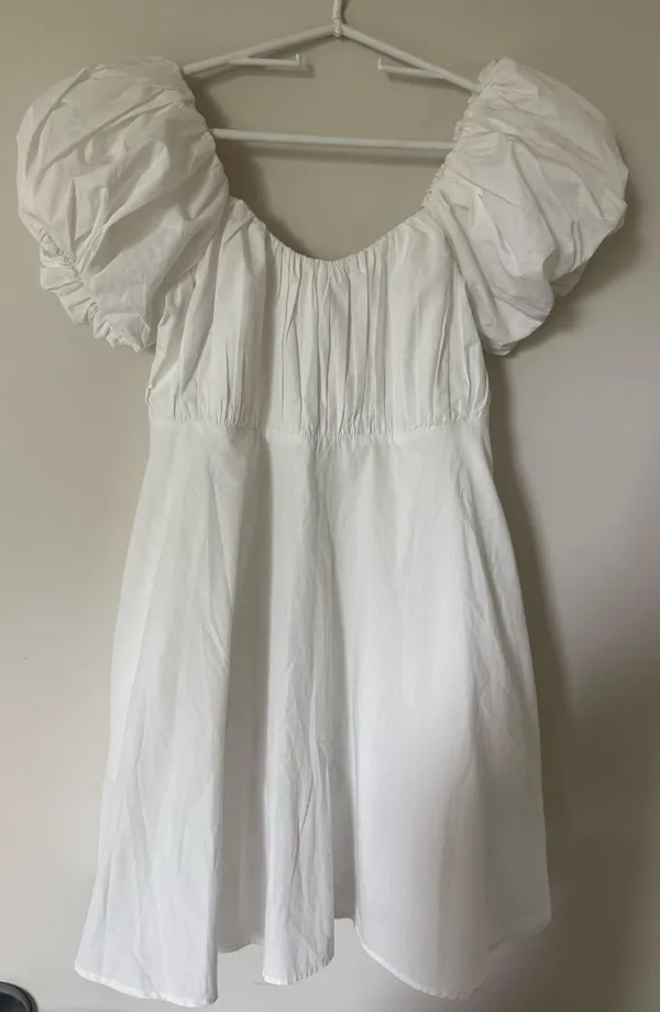 White Abercrombie Dress - Image 4