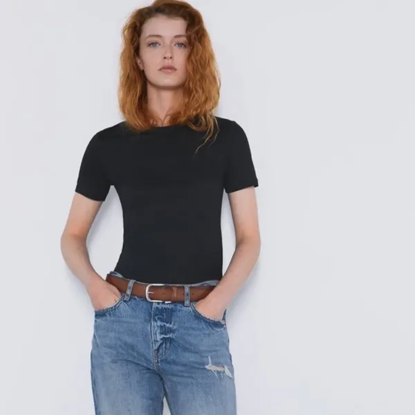 ZARA Fitted‎ T-shirt - Image 3