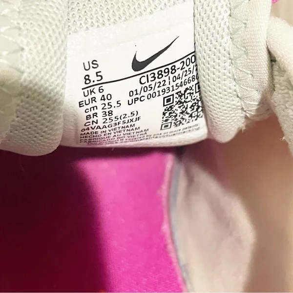 Nike‎ Size 8.5 Air Max Dia Running Shoes CI3898-200 Fossil/Hyper Crimson - Image 6