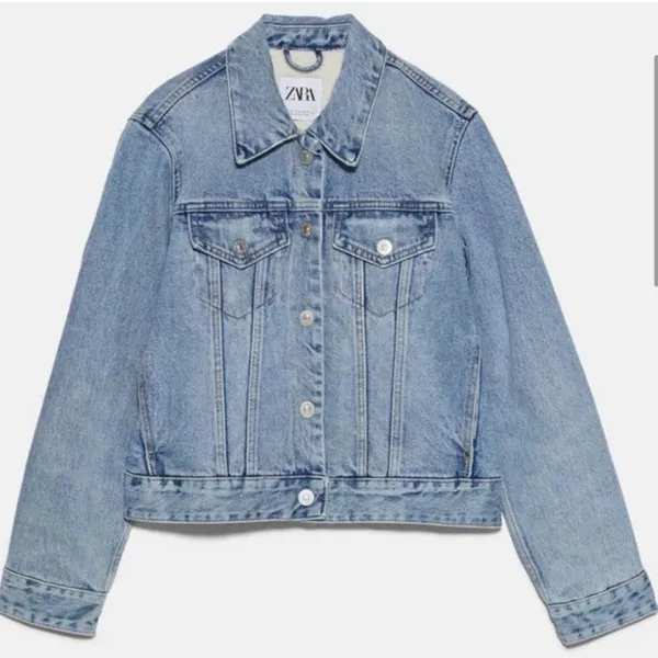 Zara Sherpa Lined Denim Jacket - Size S - Image 3