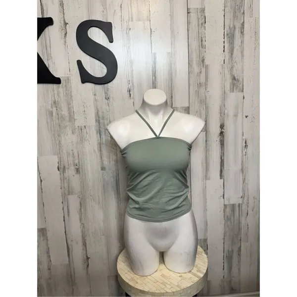 Green tank top cami XSmall Size XS - Image 2