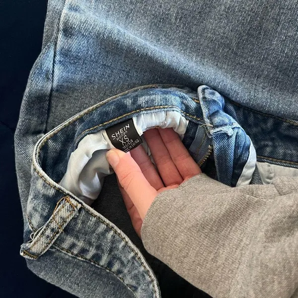 High Rise Mom Jeans Blue Size XS - Image 3