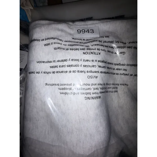 missguided wide leg sweatpants foldover waist band m Ash Heather Gray - Image 11
